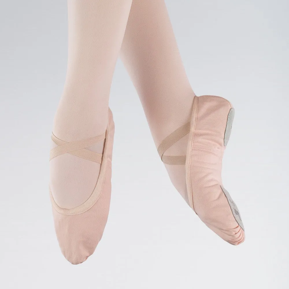 1st Position Pink Canvas Split Sole Ballet Shoes