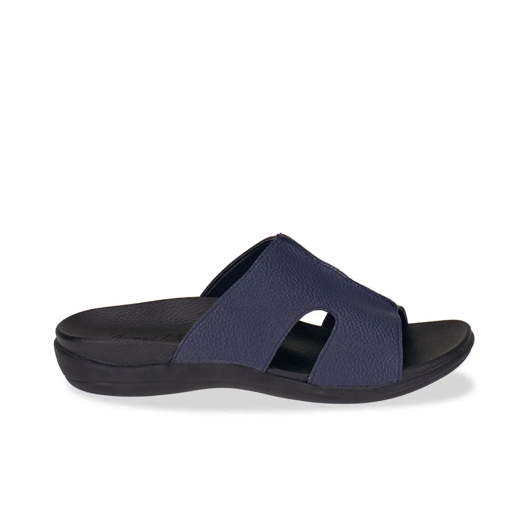 [20% off at cart] Men Ultra-Comfort Cutout Slide Sandals