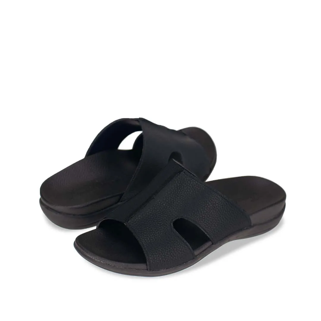 [20% off at cart] Men Ultra-Comfort Cutout Slide Sandals