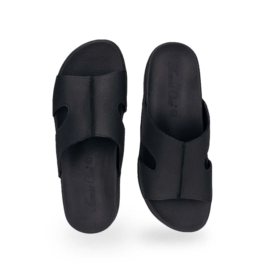 [20% off at cart] Men Ultra-Comfort Cutout Slide Sandals