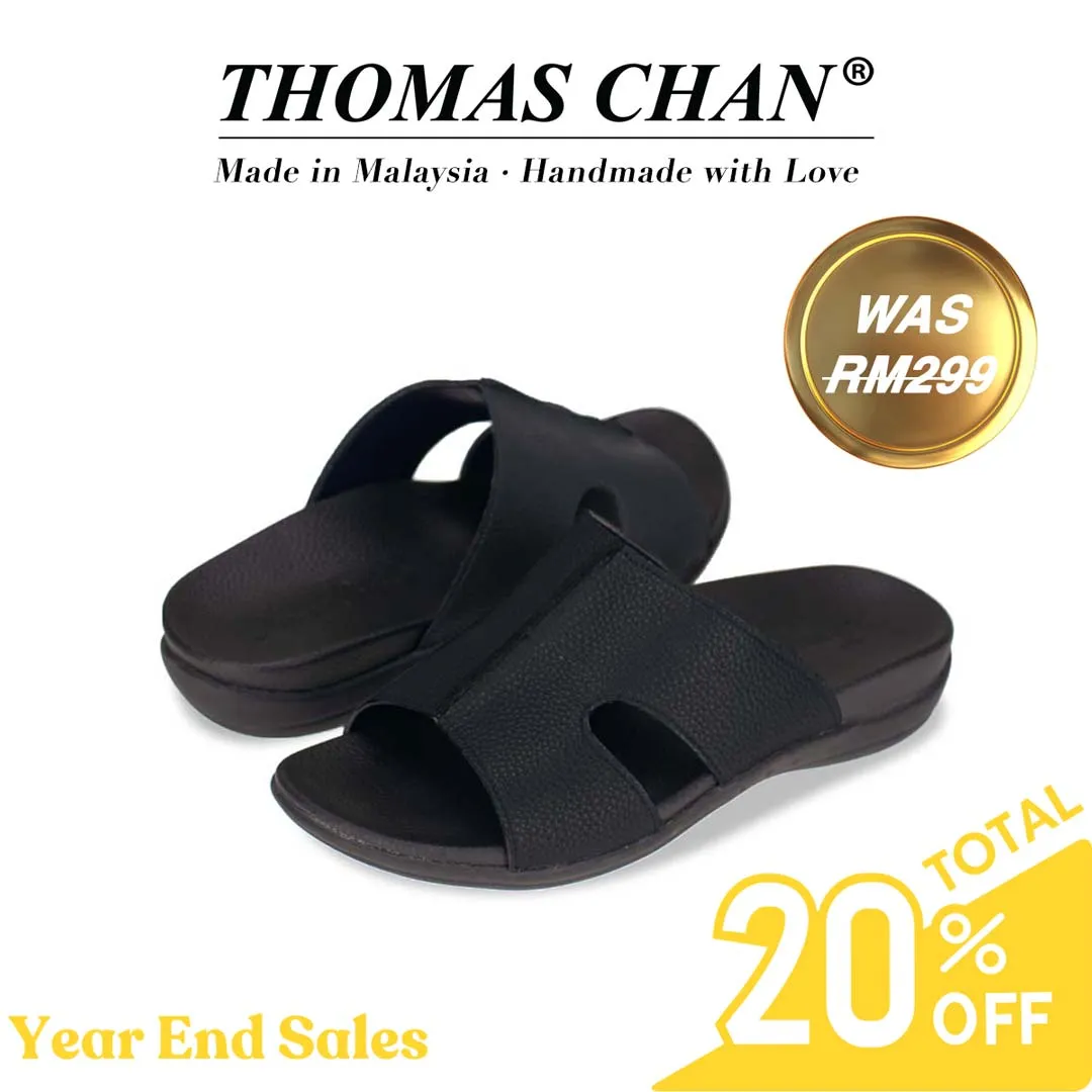 [20% off at cart] Men Ultra-Comfort Cutout Slide Sandals