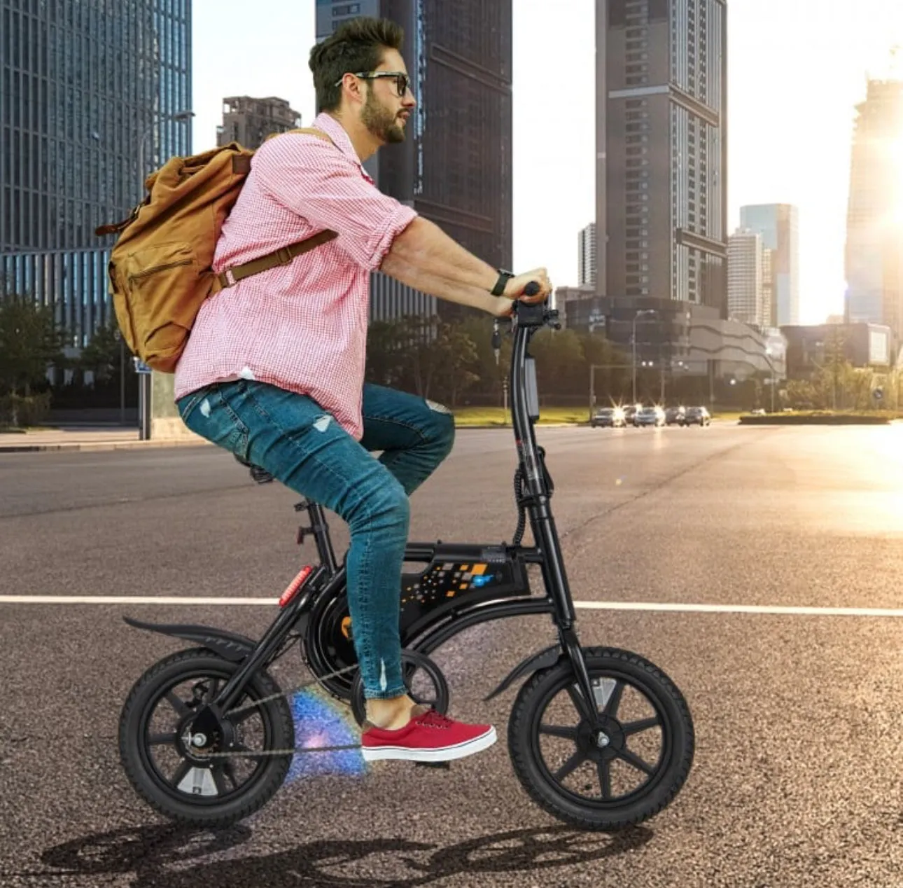 2025 Super Cool Foldable Electric Bike, Bicycle For Adults | 350W Brushless Motor | 36V Battery | Up To 24KPH | Rubber Tires | 3 Riding Modes