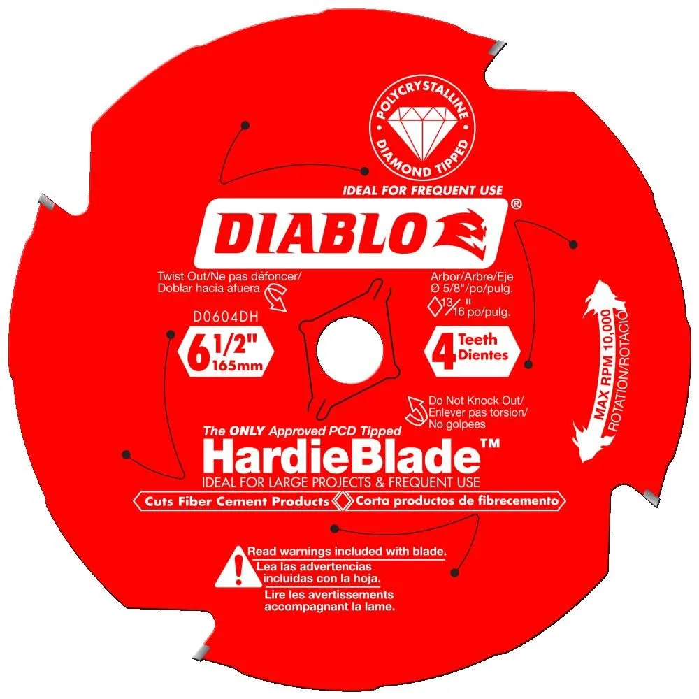 6-1/2 X 4 PCD Fiber Cement DIAB, Multi, One Size (D0604DH)