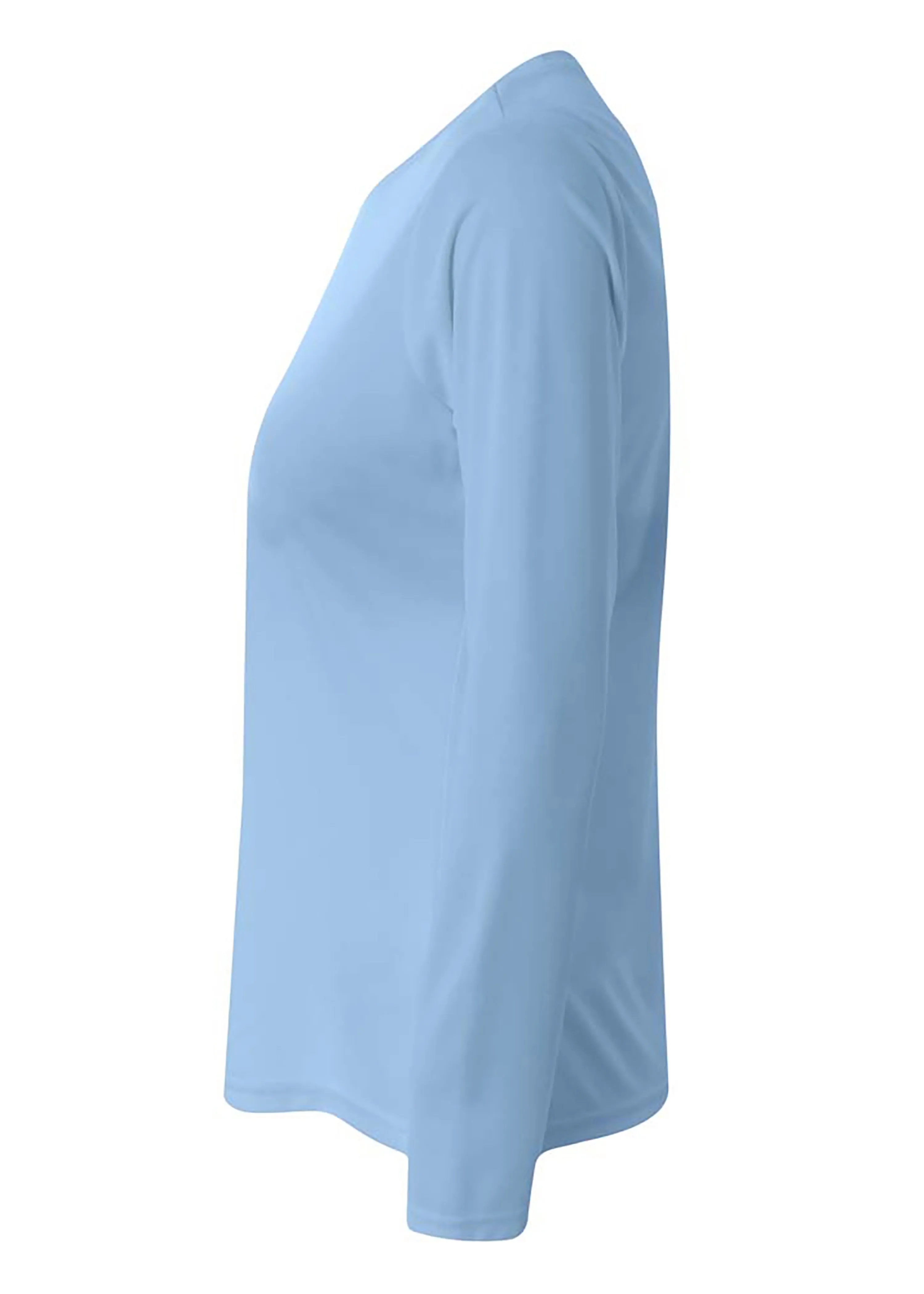 A4 Womens Long Sleeve Cooling Performance Crew