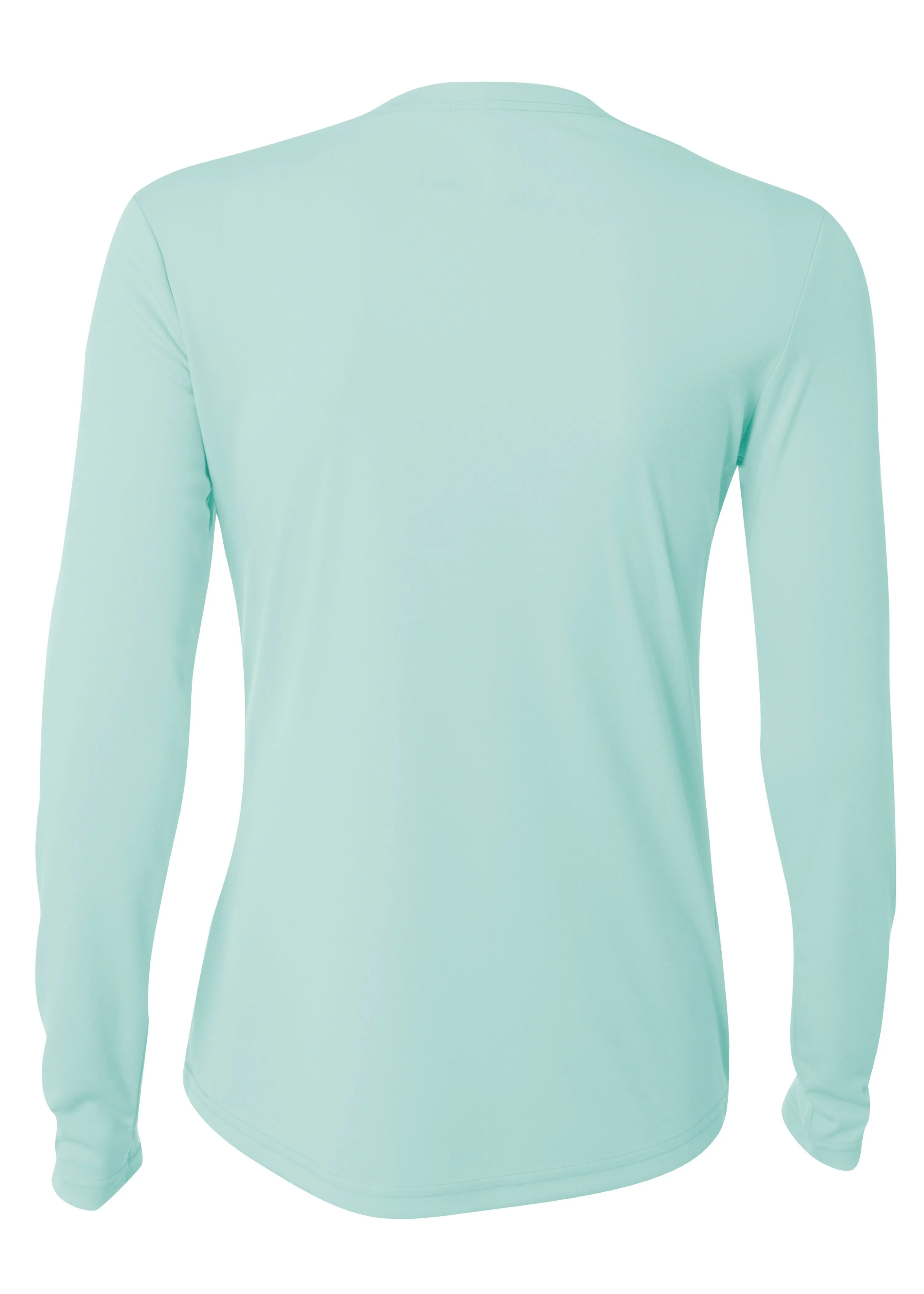 A4 Womens Long Sleeve Cooling Performance Crew