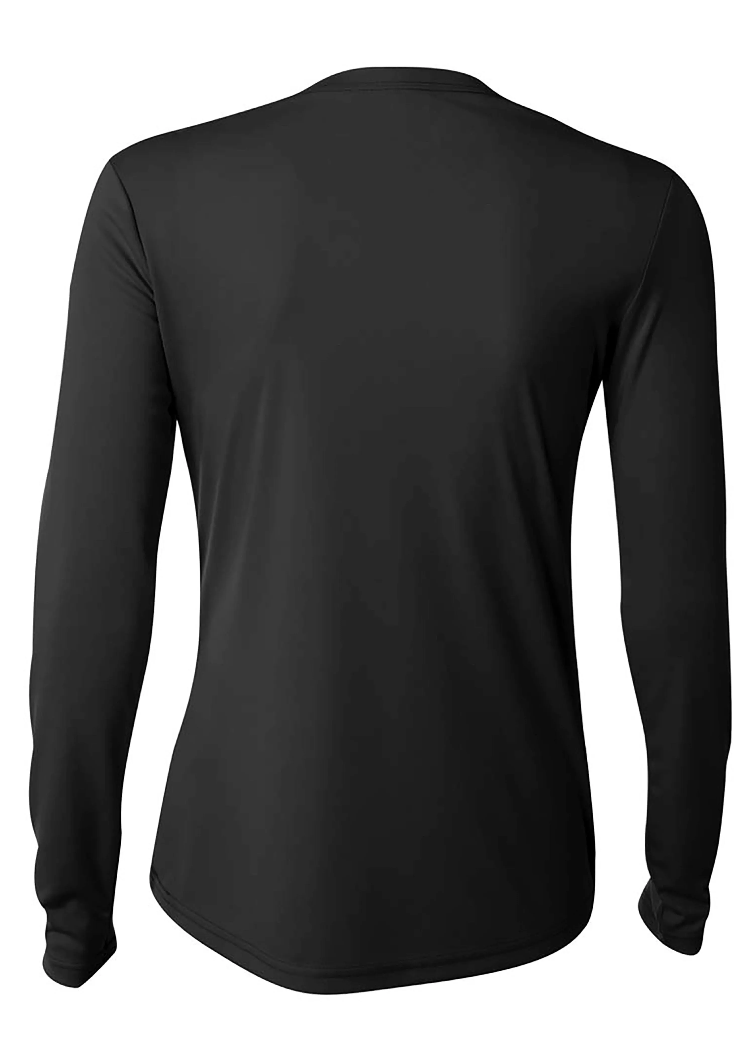 A4 Womens Long Sleeve Cooling Performance Crew