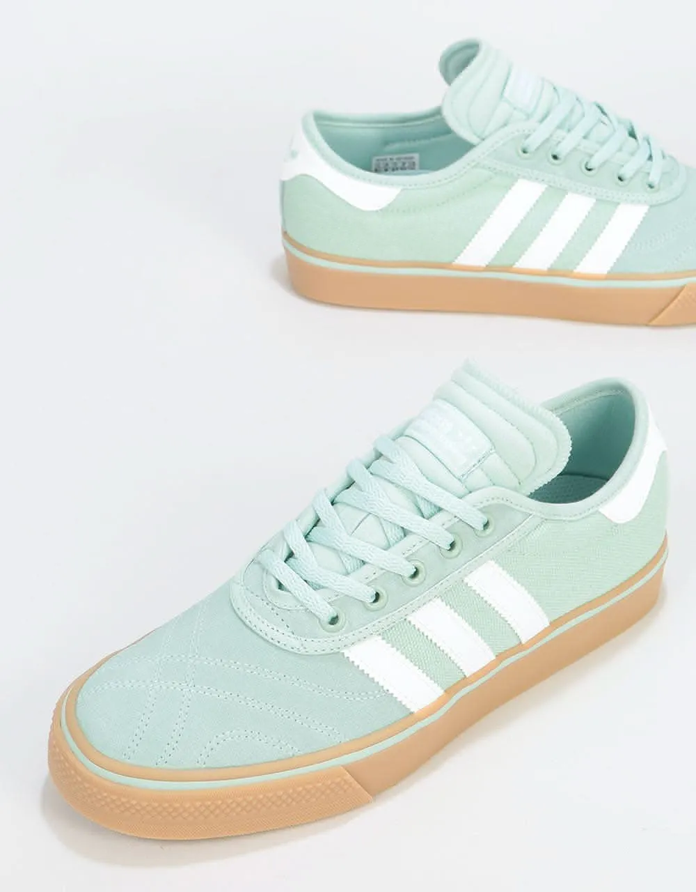 adidas Adi-Ease Premiere Skate Shoes - Ash Green/White/Gum