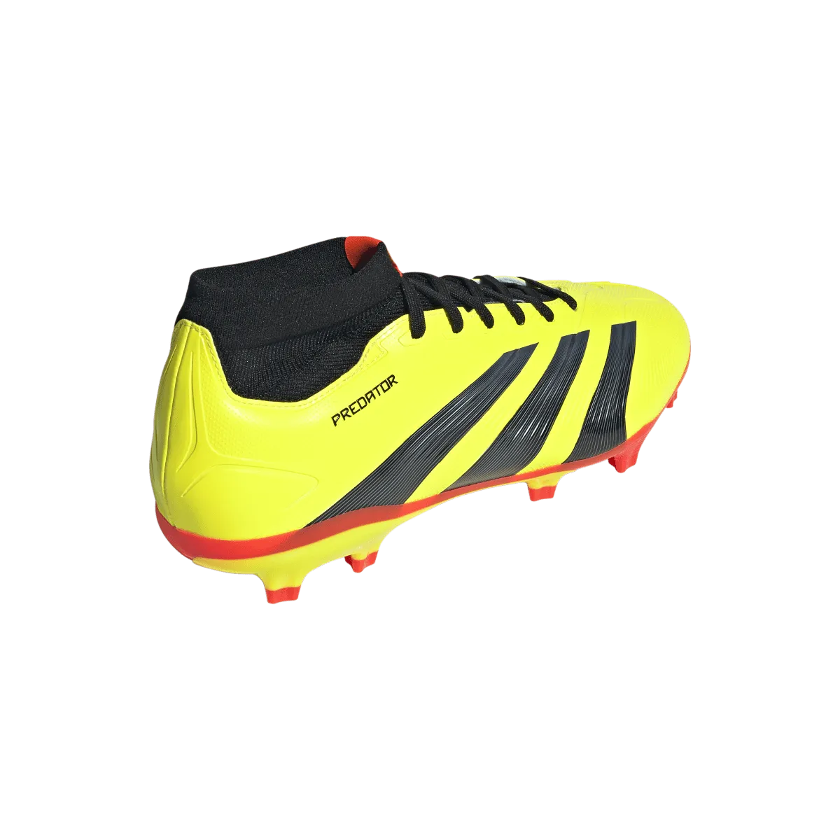 adidas Predator League Sock Firm Ground Junior Soccer Cleat IG7773 Yellow/Black/Solar Red