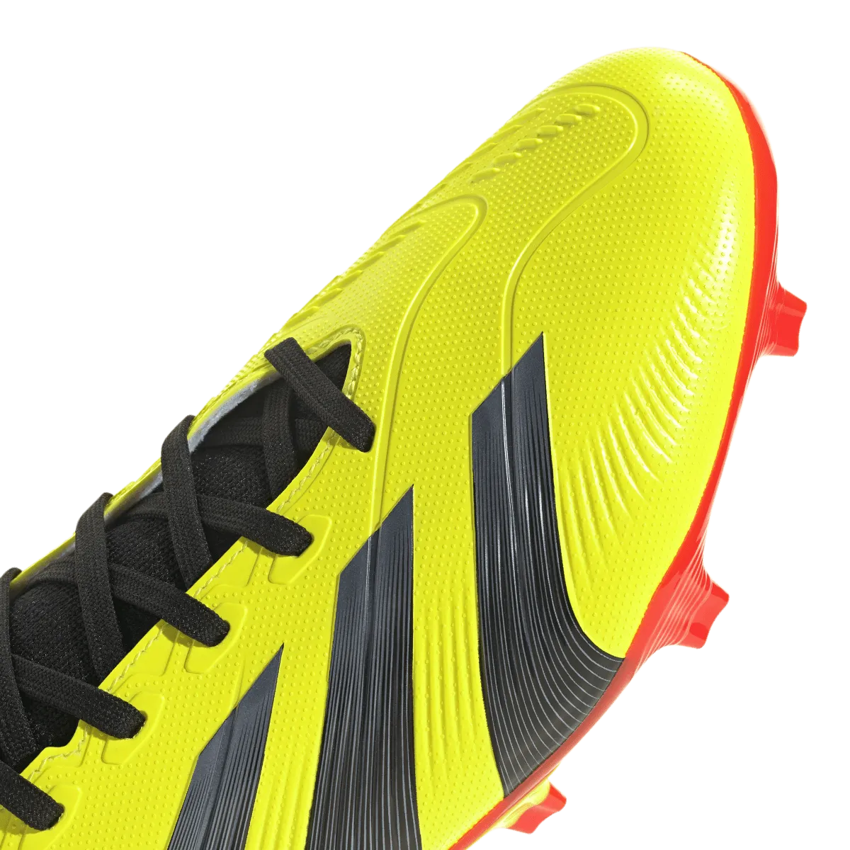 adidas Predator League Sock Firm Ground Junior Soccer Cleat IG7773 Yellow/Black/Solar Red