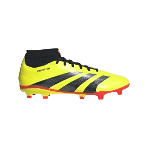 adidas Predator League Sock Firm Ground Junior Soccer Cleat IG7773 Yellow/Black/Solar Red