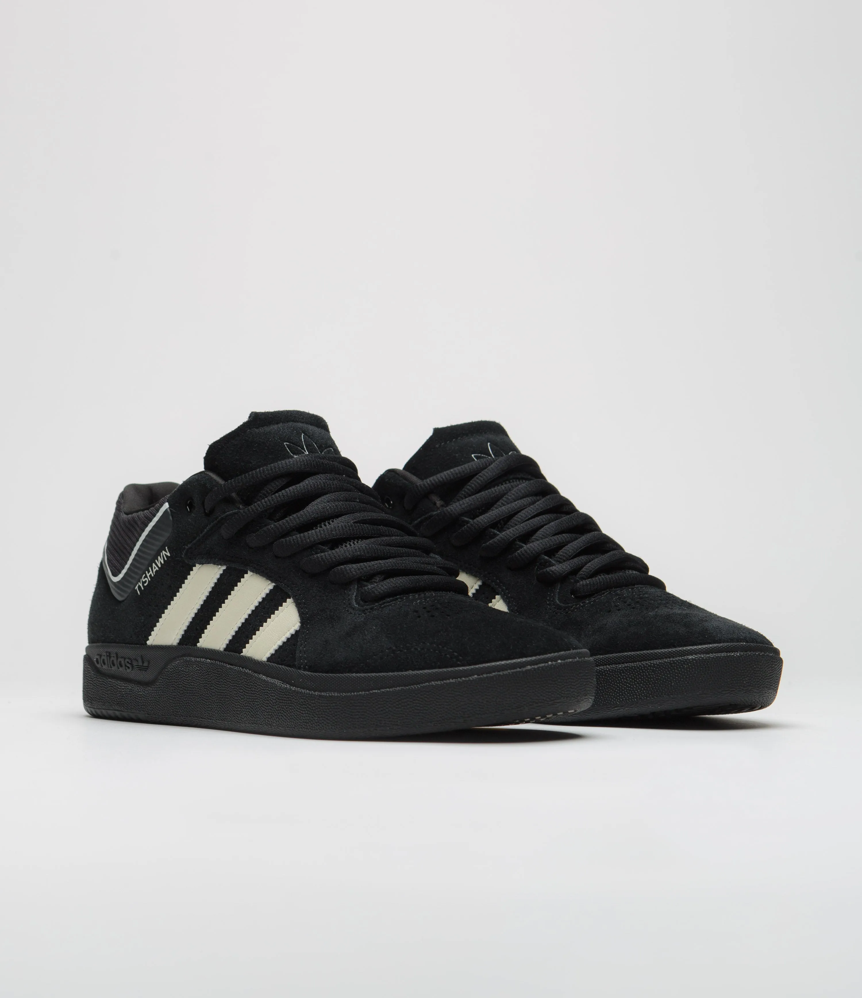 Adidas Tyshawn Shoes - Core Black / Zero Metallic / Spark