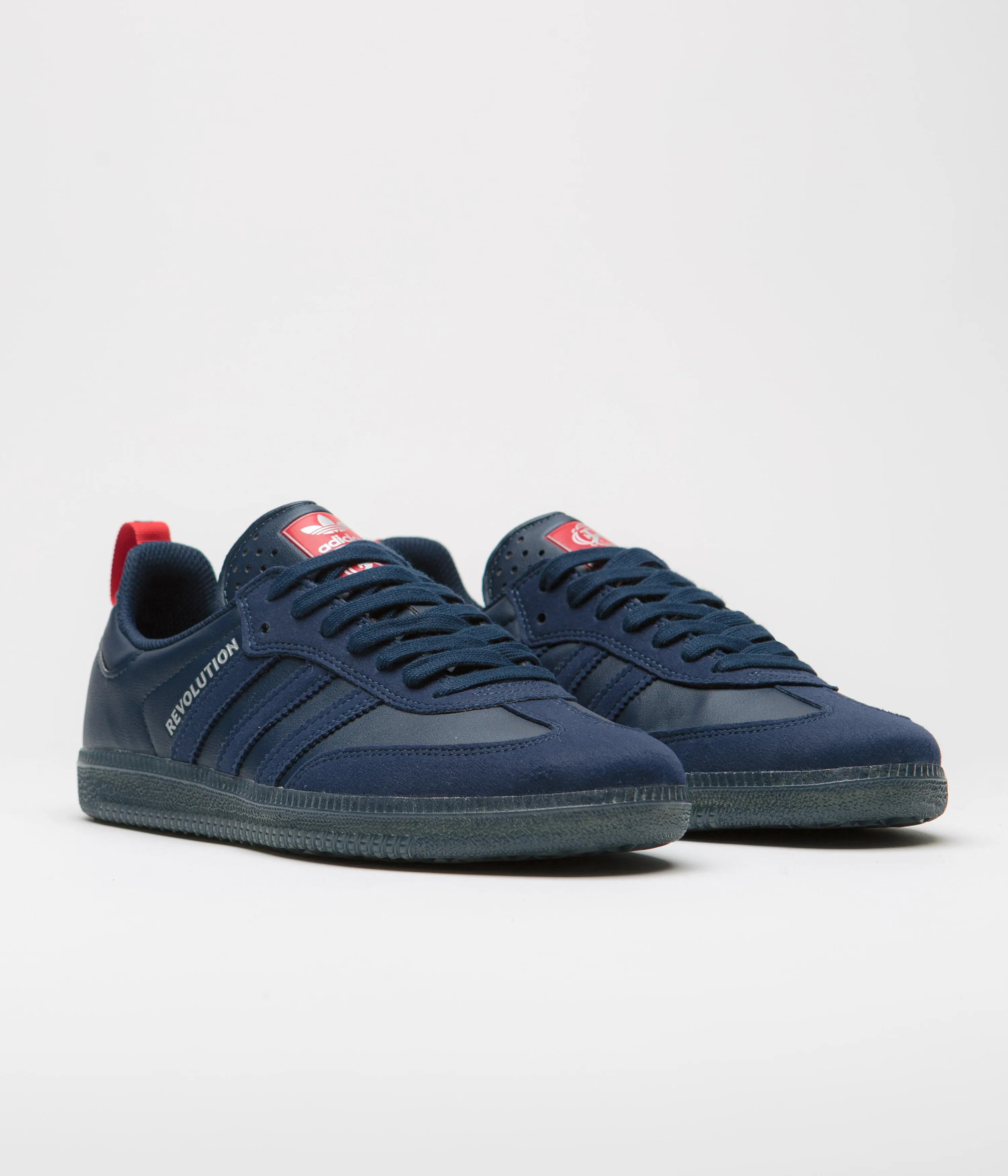 Adidas x Orchard x New England Revolution Samba ADV Shoes - Night Indigo / Night Indigo / Silver Metallic