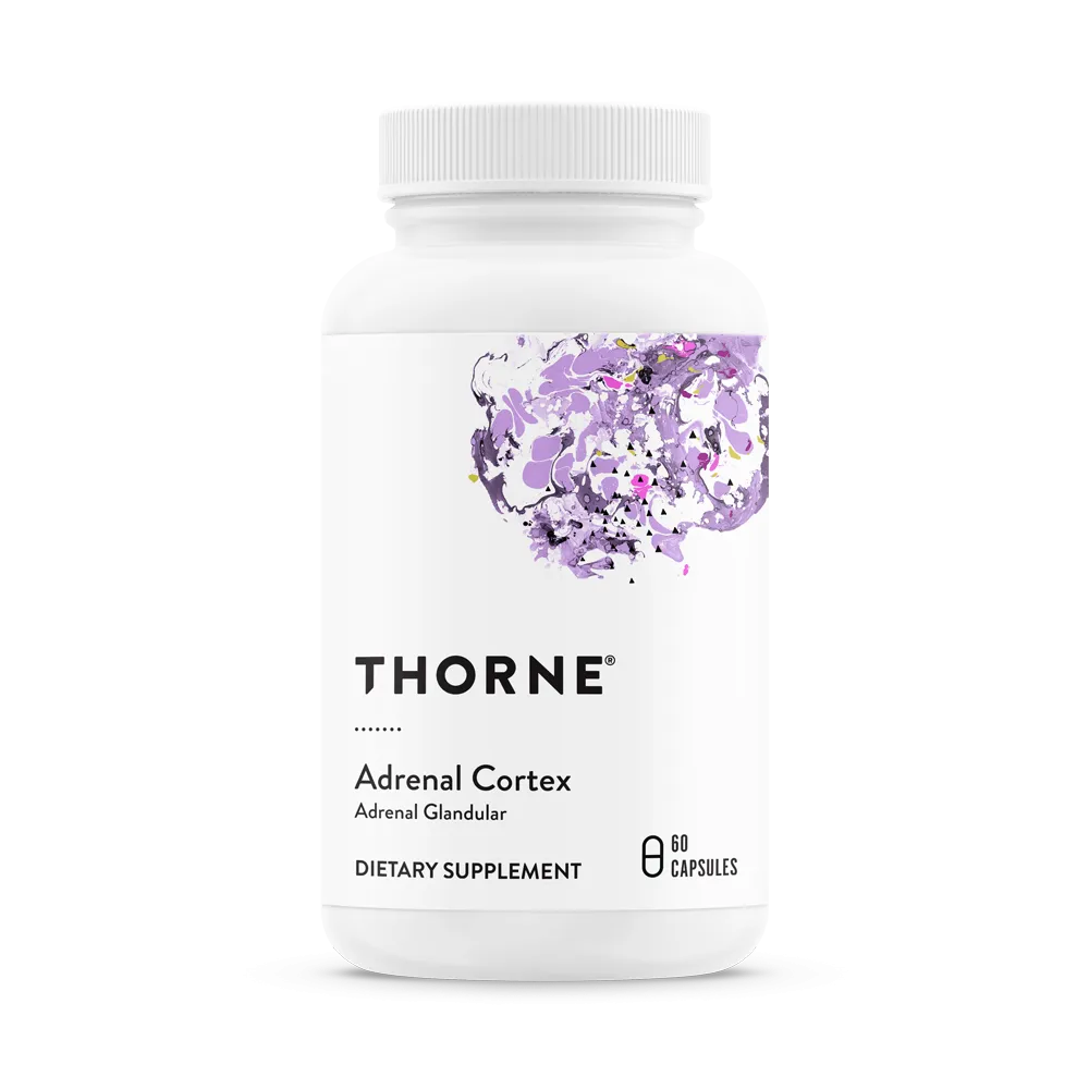 Adrenal Cortex - Thorne - Promotes Adrenal Health by Supporting the Stress Response with Bovine Adrenal Cortex