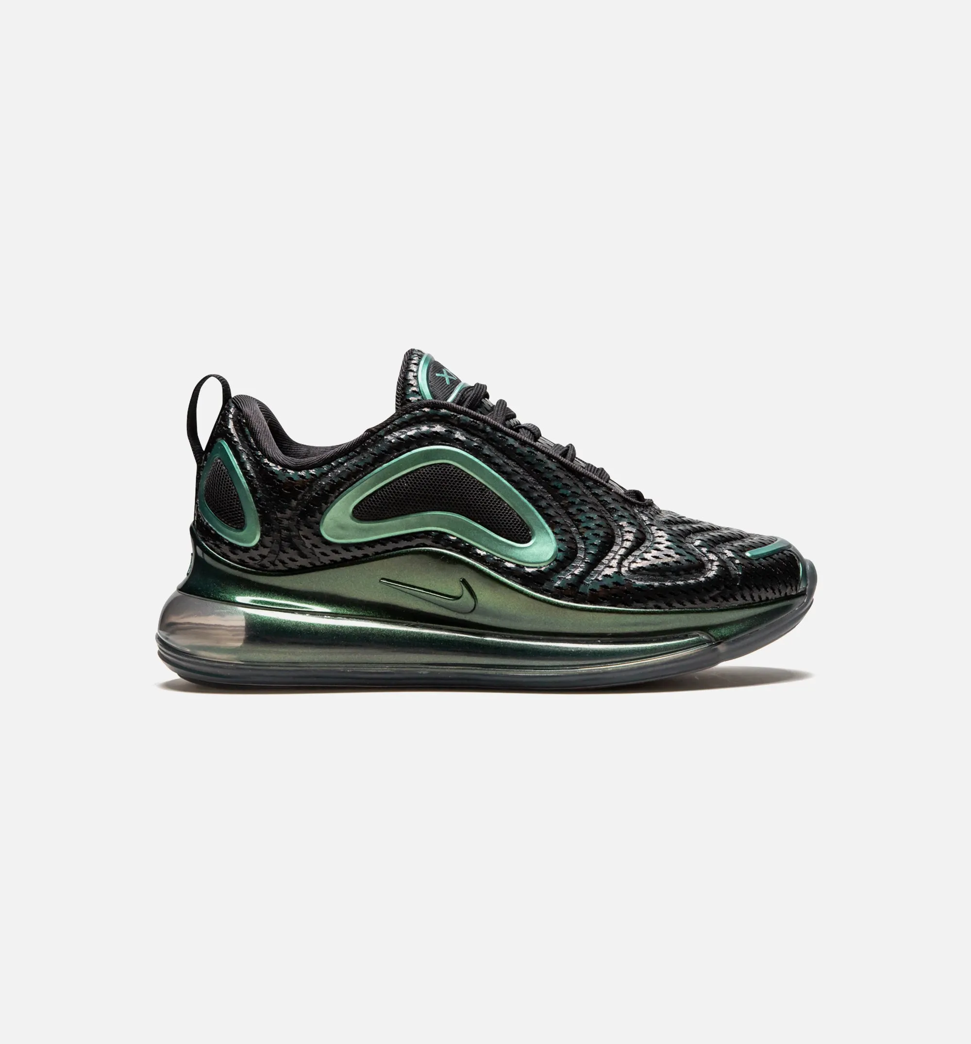 Air Max 720 Retro Womens Shoes - Black/Metallic Silver