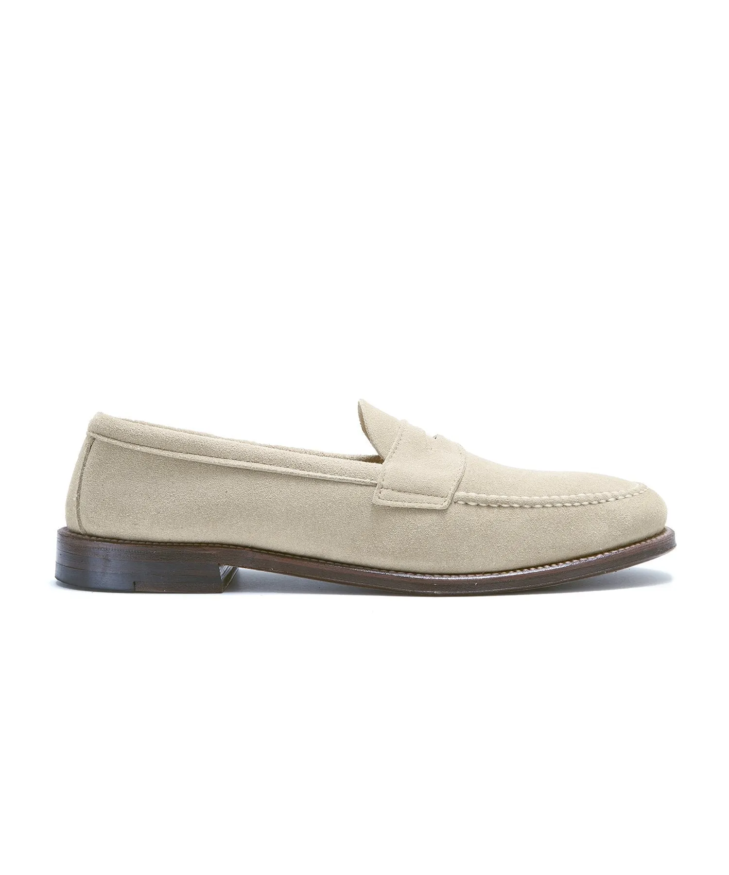 Alden   Todd Snyder Milkshake Suede Leisure Penny Loafer