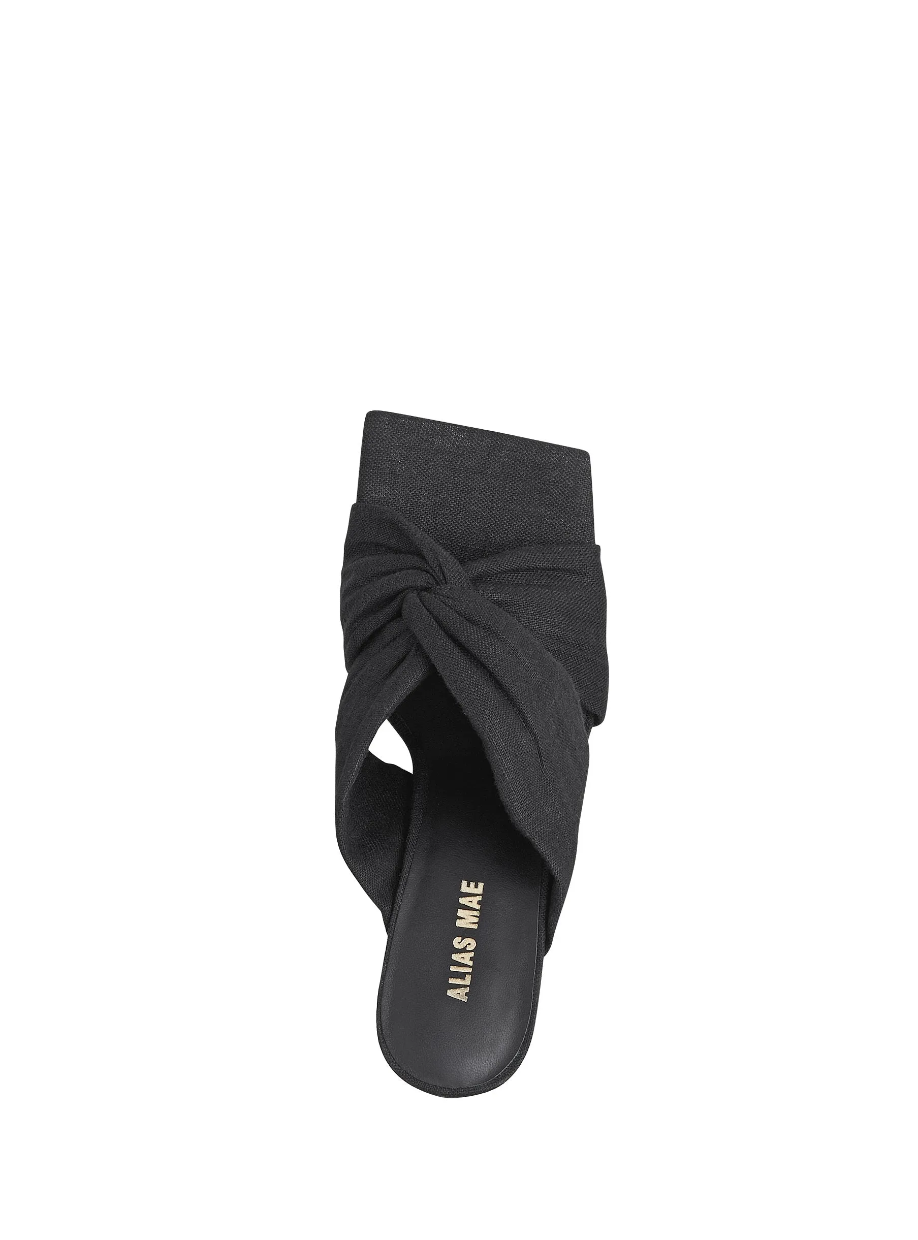 Alias Mae WOMENS FLO HEELS - BLACK LINEN