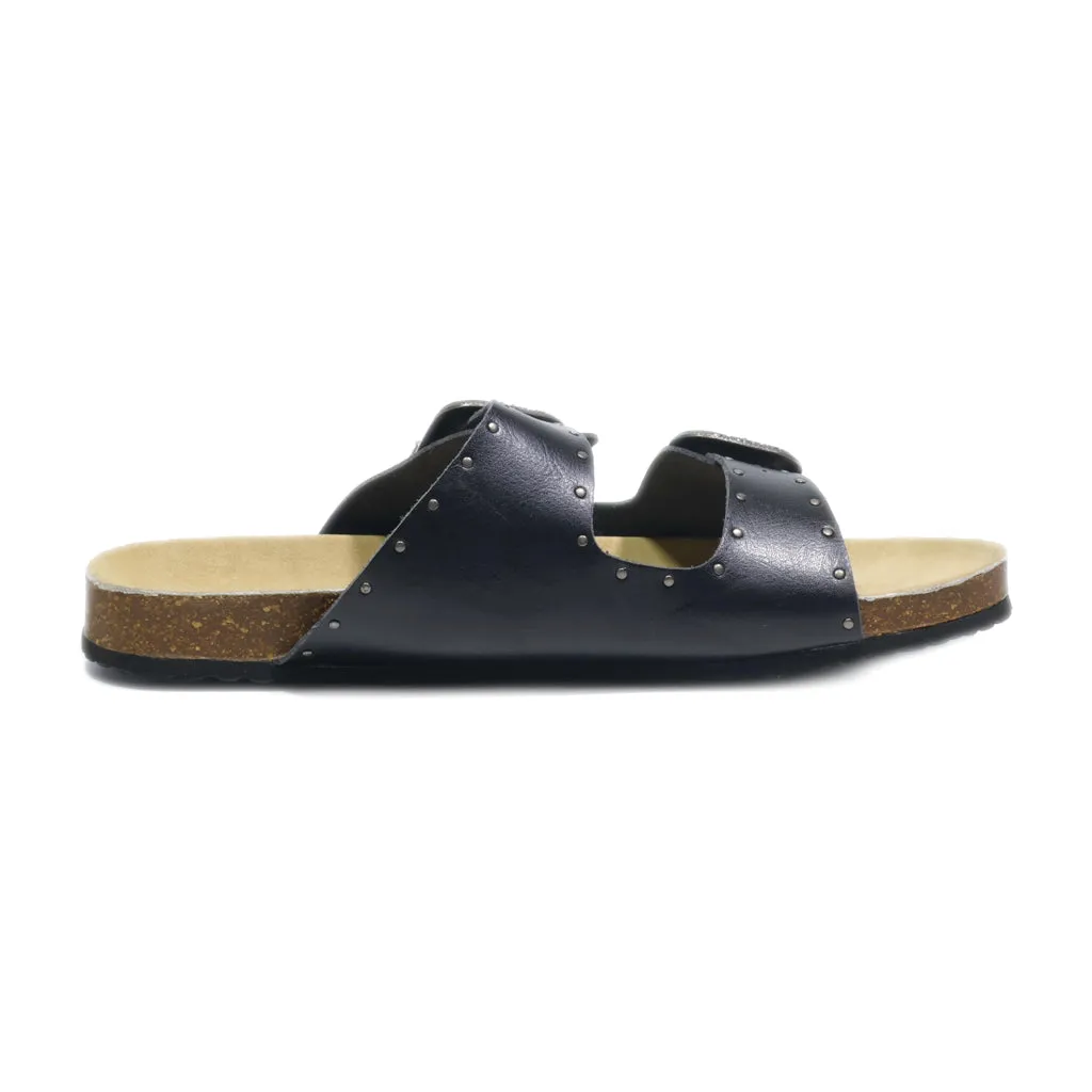 American Eagle Sliders Canvas Black Colour For Women