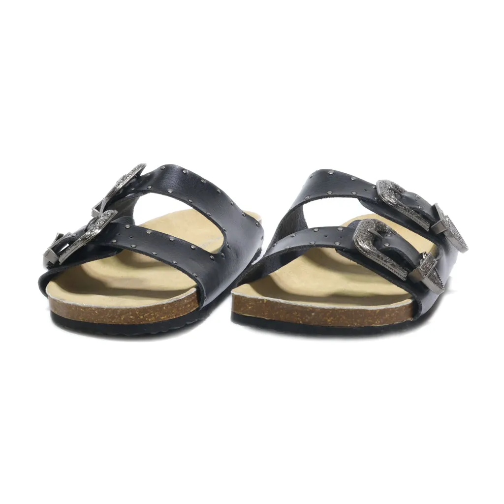 American Eagle Sliders Canvas Black Colour For Women