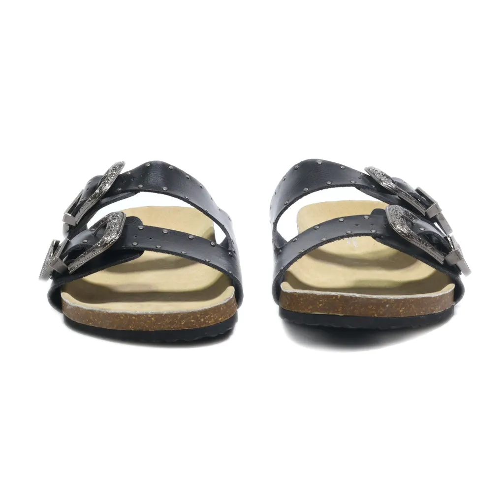 American Eagle Sliders Canvas Black Colour For Women