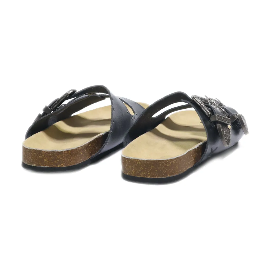 American Eagle Sliders Canvas Black Colour For Women