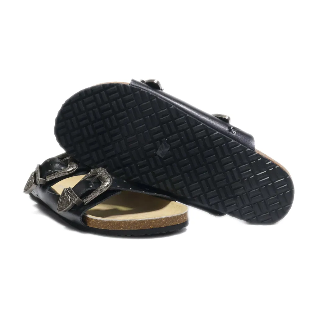 American Eagle Sliders Canvas Black Colour For Women