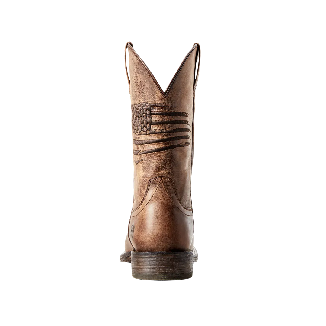 Ariat Men's Circuit Patriot Western Weathered Tan Boots