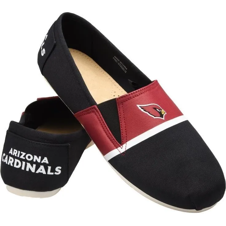 Arizona Cardinals NFL Mens Stripe Canvas Shoes