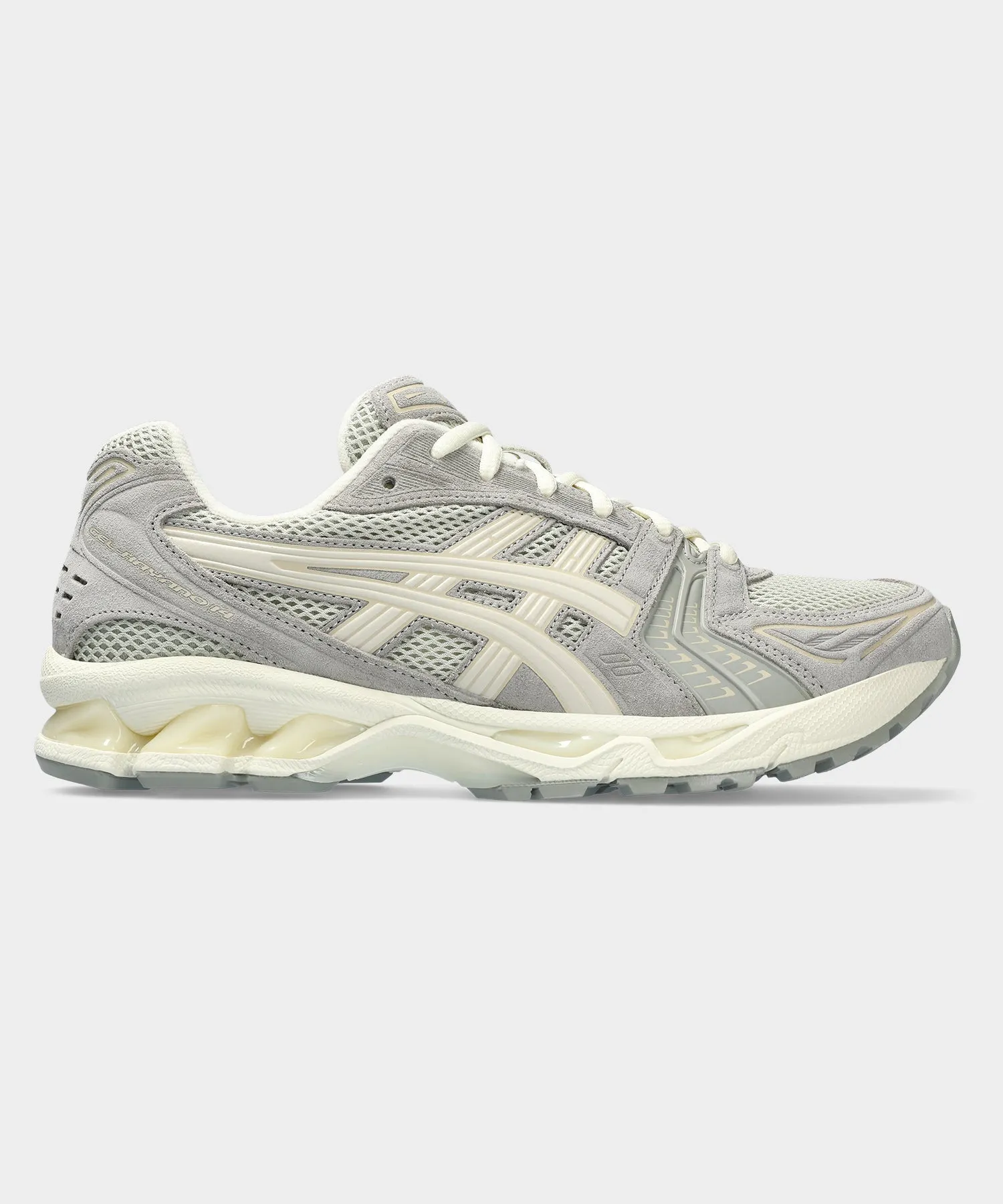 Asics Gel-Kayano 14 in White Sage / Smoke Grey