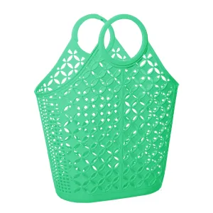 Atomic Tote Jelly Bag in Green by Sun Jellies