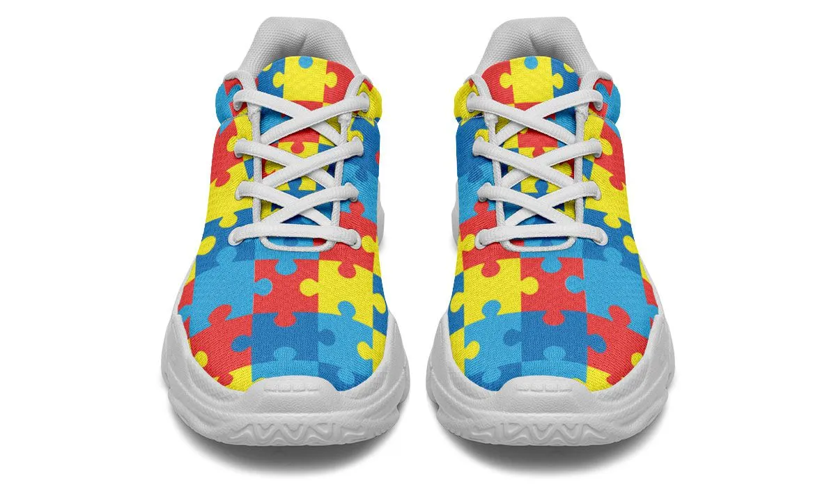 Autism Awareness Chunky Sneakers