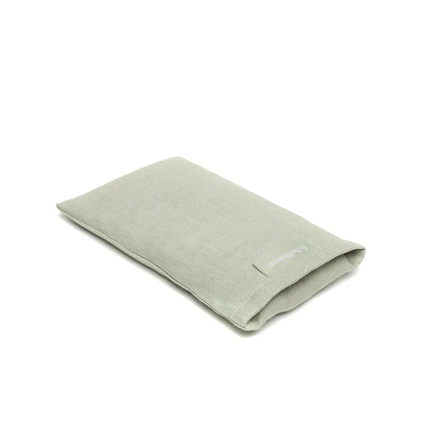 B, Halfmoon Linen Meditation Eye Pillow