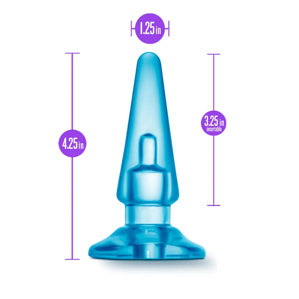 B Yours By Blush® | Basic Blue 4-Inch Anal Plug