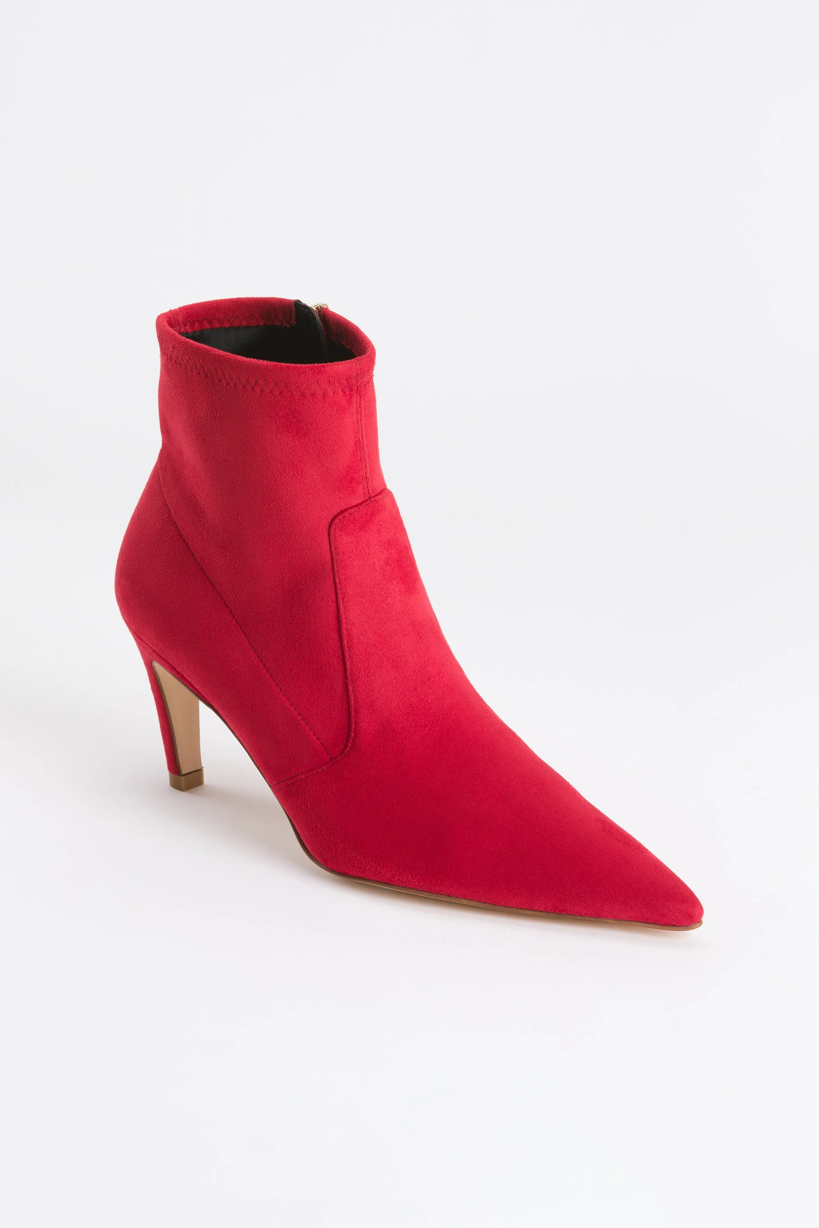 BASIC BOOTIE | SUEDE RED001