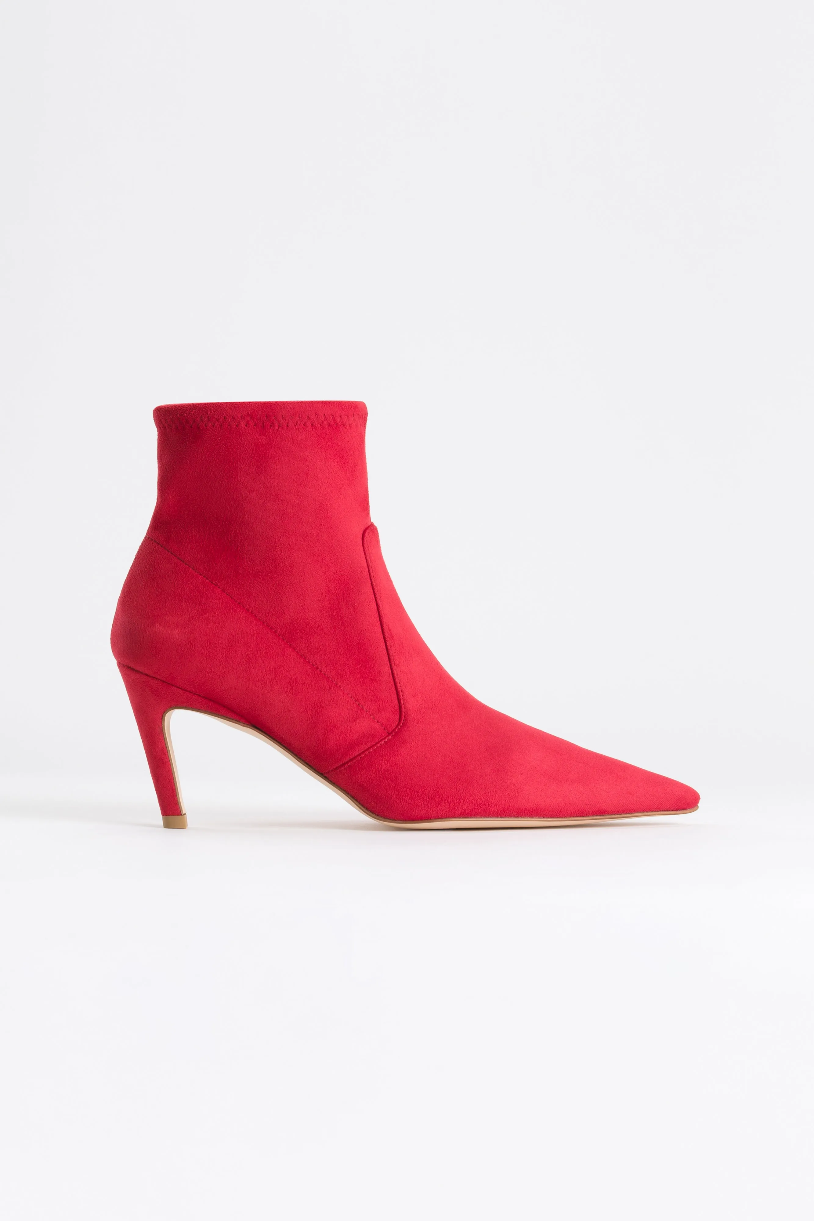 BASIC BOOTIE | SUEDE RED001