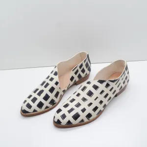 BBF24 SALE. SIZE 35. THE KIM. LIMITED EDITION: REVERSE GINGHAM. TT NORI