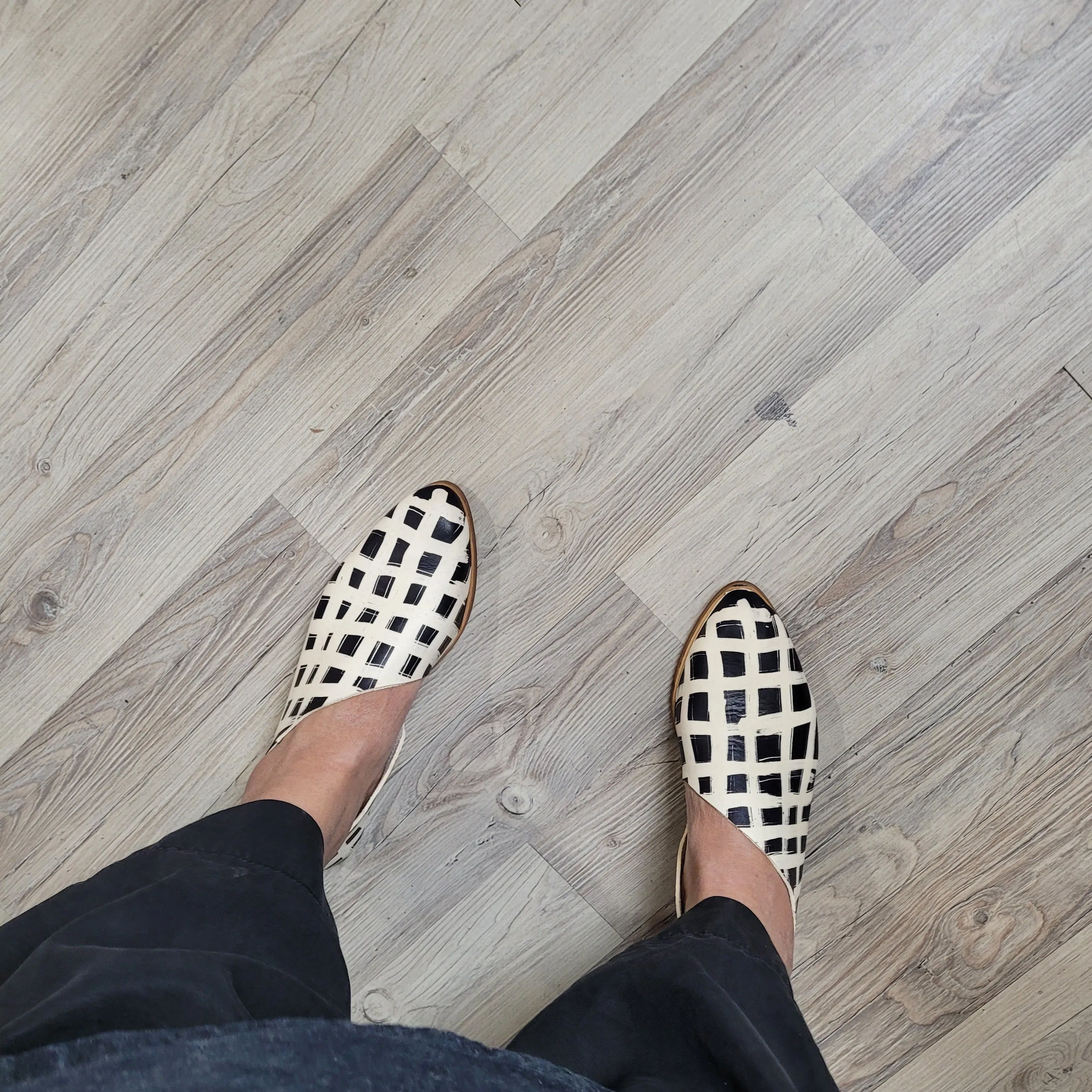 BBF24 SALE. SIZE 35. THE KIM. LIMITED EDITION: REVERSE GINGHAM. TT NORI