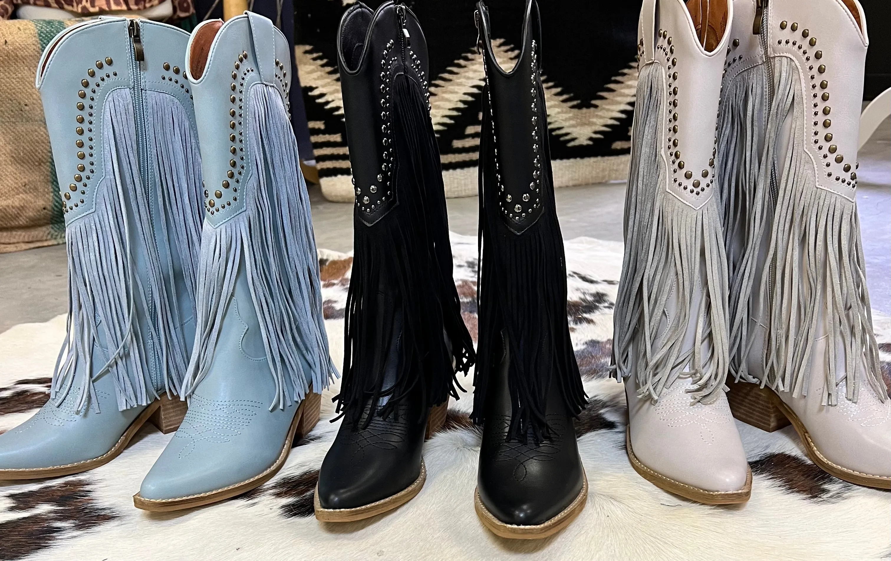 Beastly Fringe Boots*