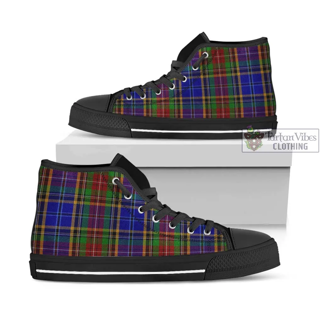 Beattie Tartan High Top Shoes