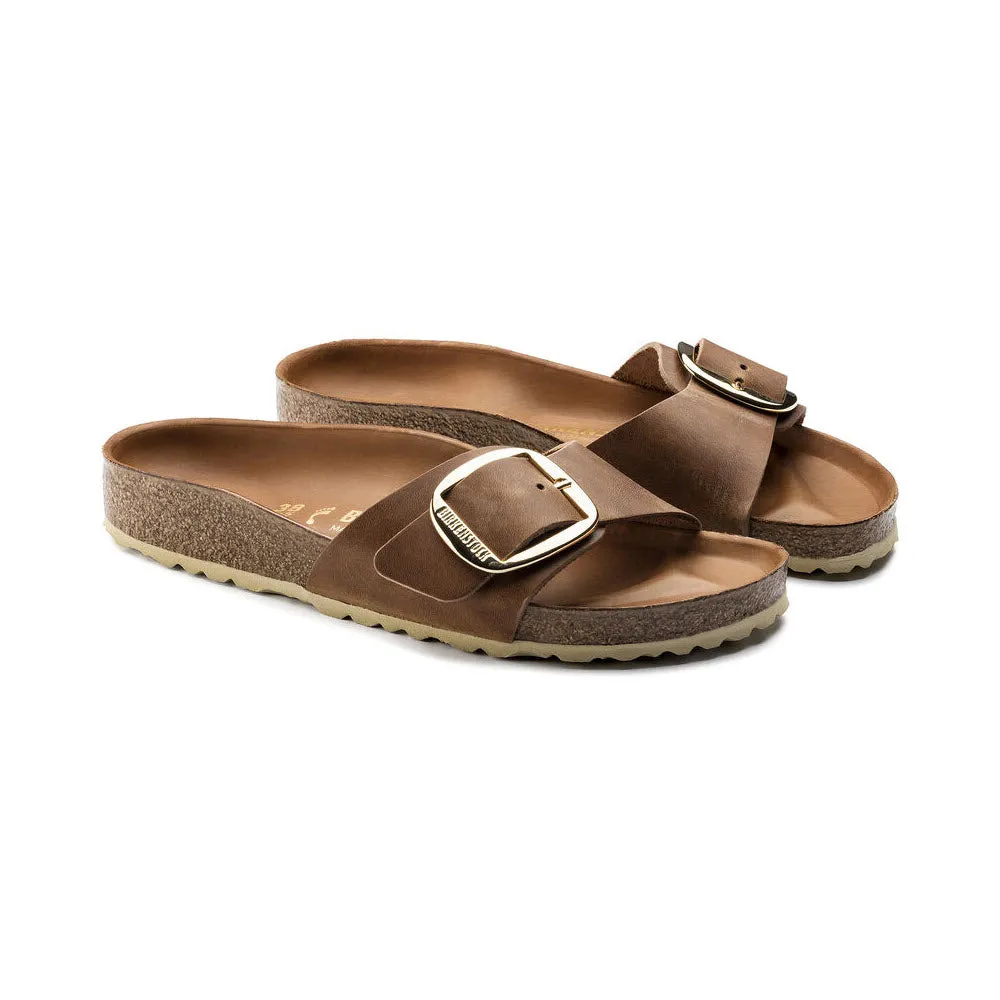 BIRKENSTOCK MADRID BIG BUCKLE COGNAC - WOMENS