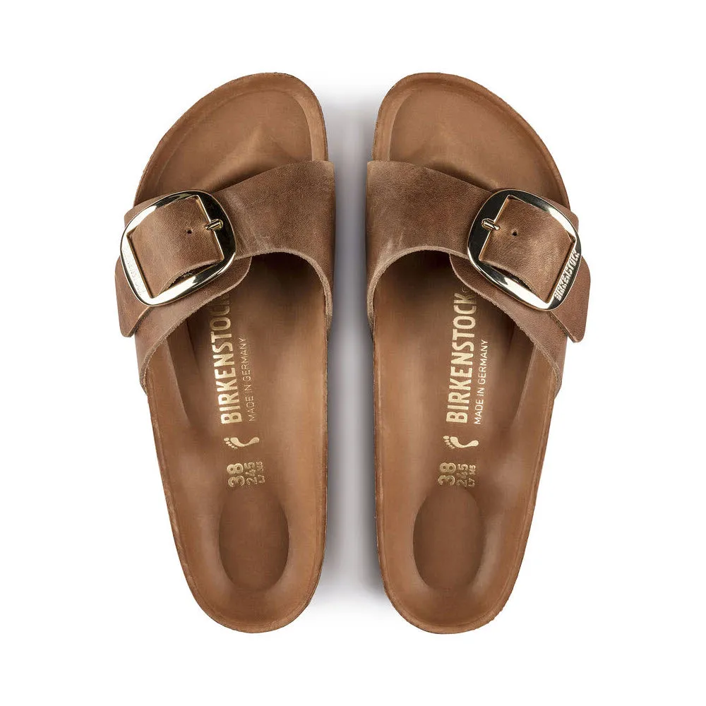 BIRKENSTOCK MADRID BIG BUCKLE COGNAC - WOMENS