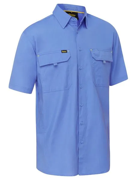 Bisley Mens X Airflow Ripstop Work Shirt Short Sleeve (BS1414)