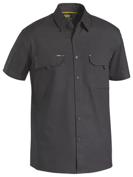 Bisley Mens X Airflow Ripstop Work Shirt Short Sleeve (BS1414)