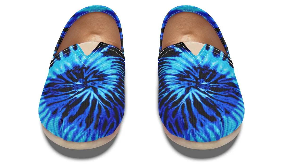 Black And Blue Tie Dye