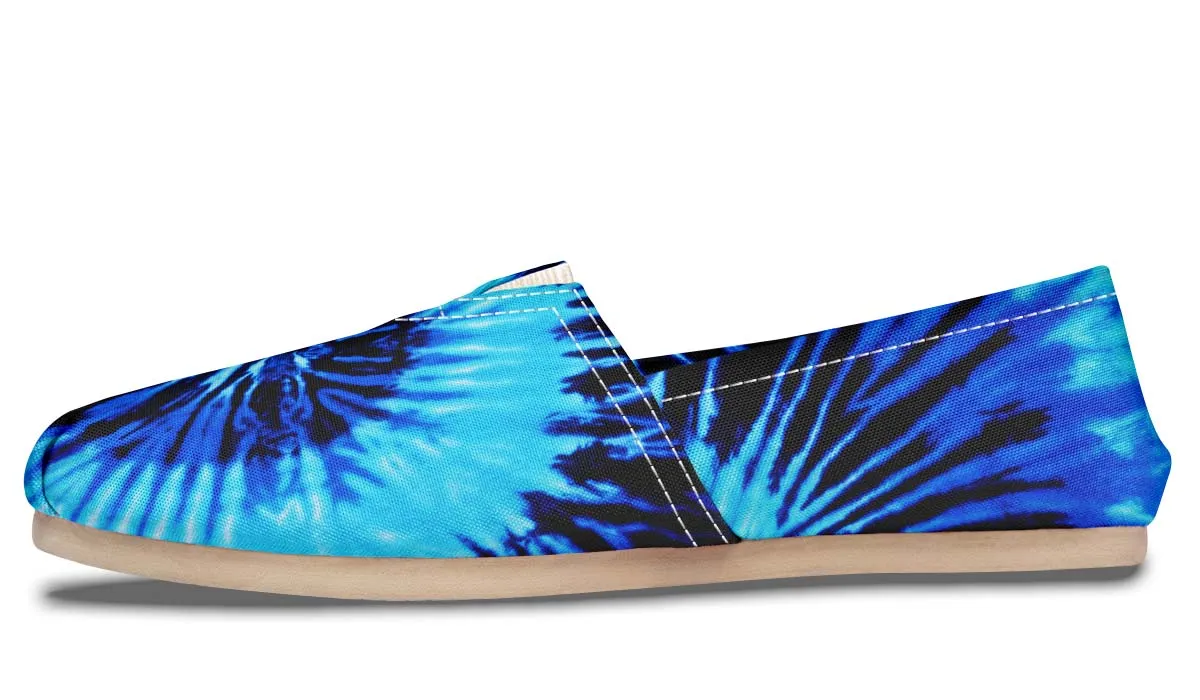 Black And Blue Tie Dye