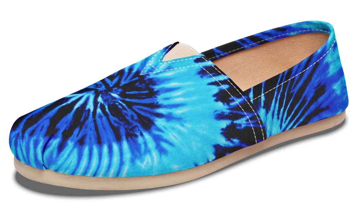 Black And Blue Tie Dye