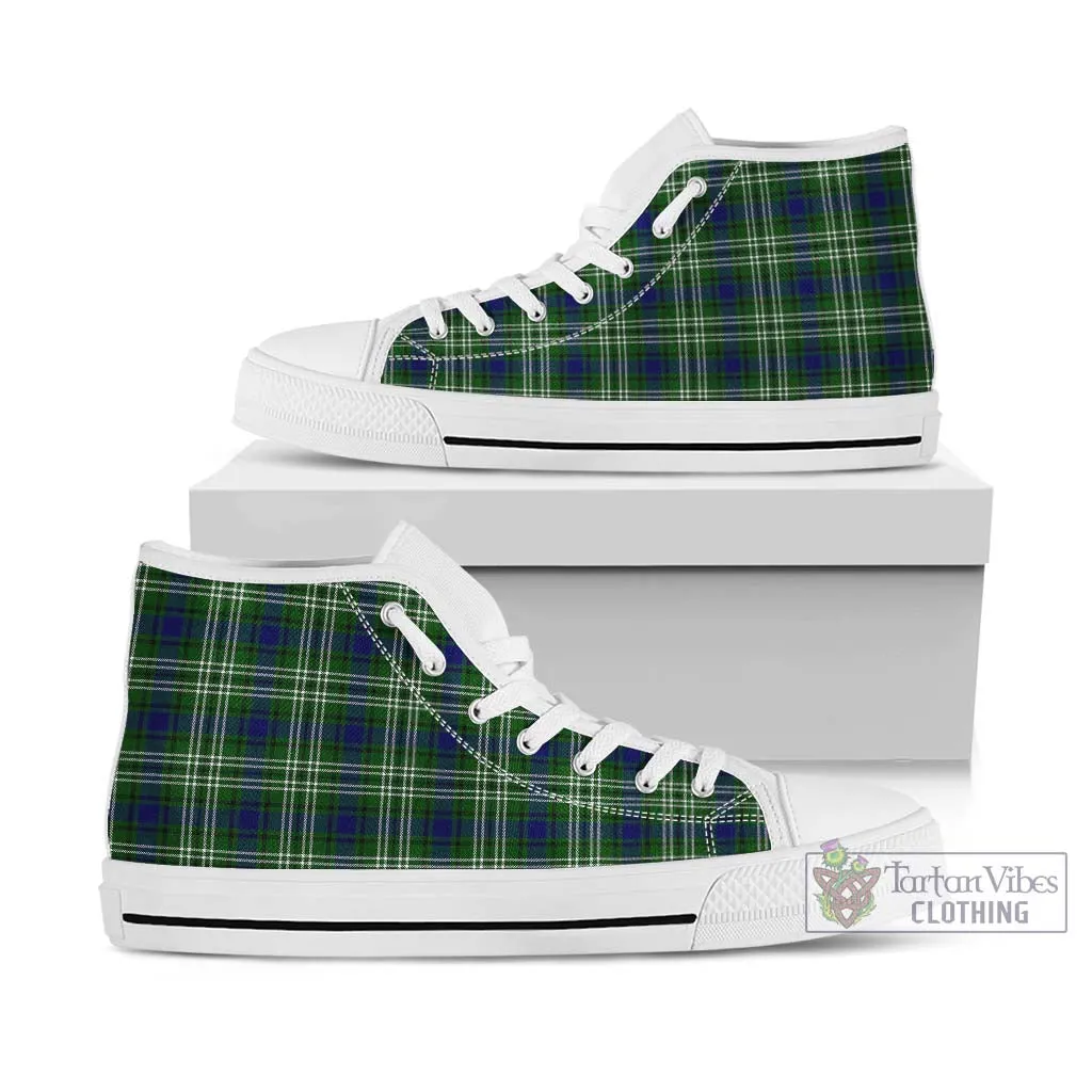 Blackadder Tartan High Top Shoes