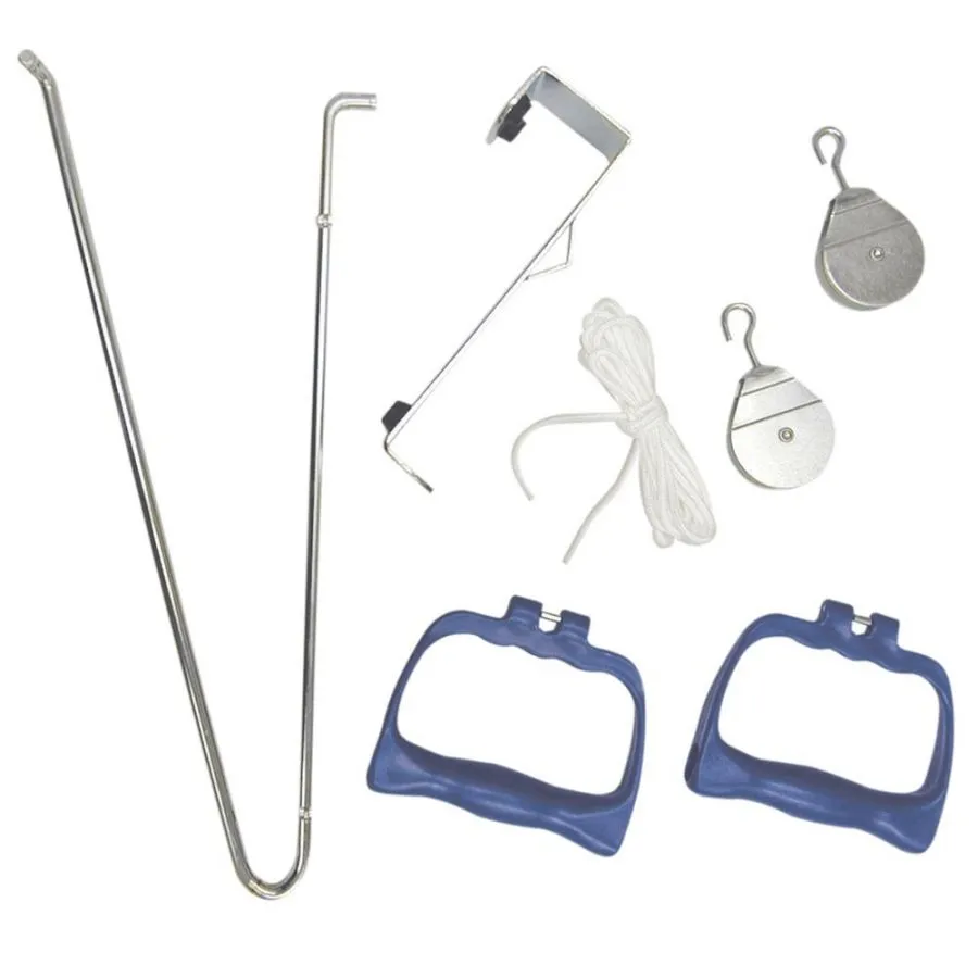 Briggs Healthcare/Mabis Exercise Pulley Set with Hardware: 2.13" W x 15.5" L x 7" H, 1 Count