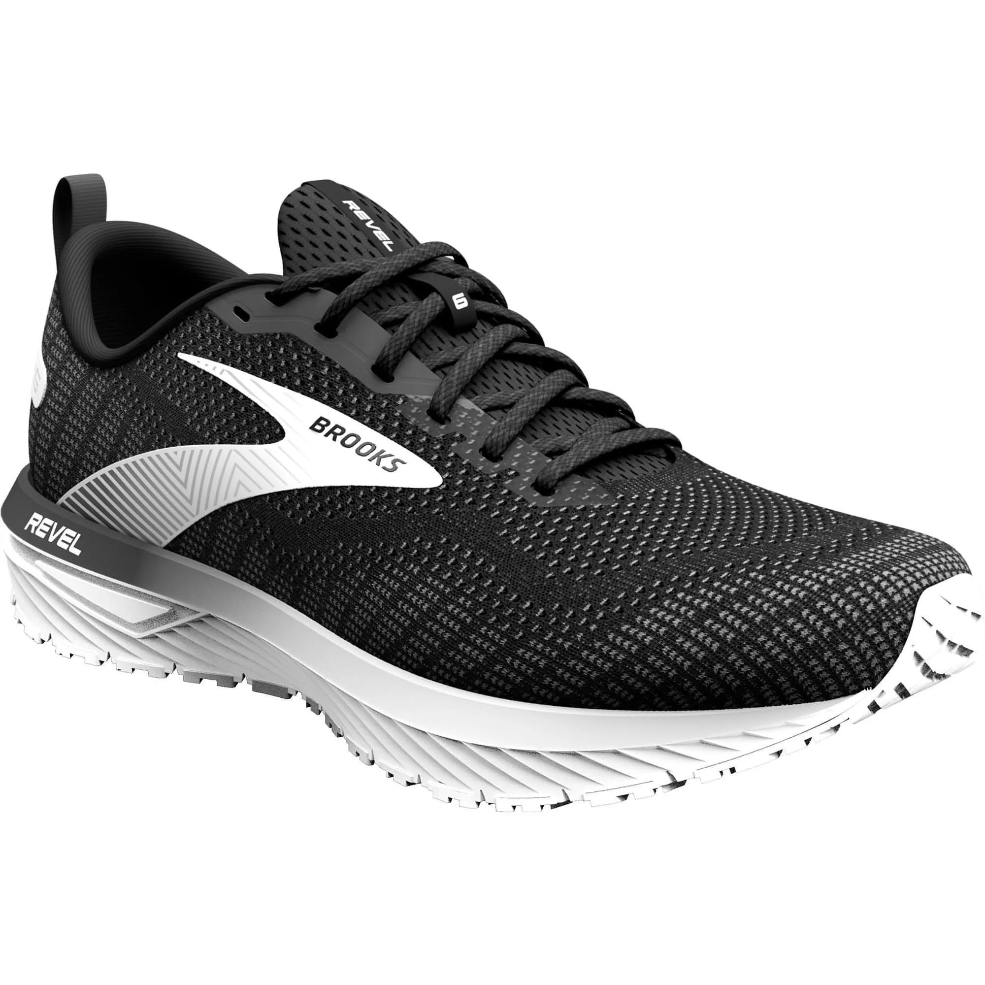 Brooks Revel 6 Mens Running Shoes - Black