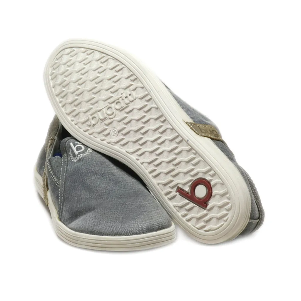 Bugatti Casual Slip Ons Canvas Grey Colour For Men