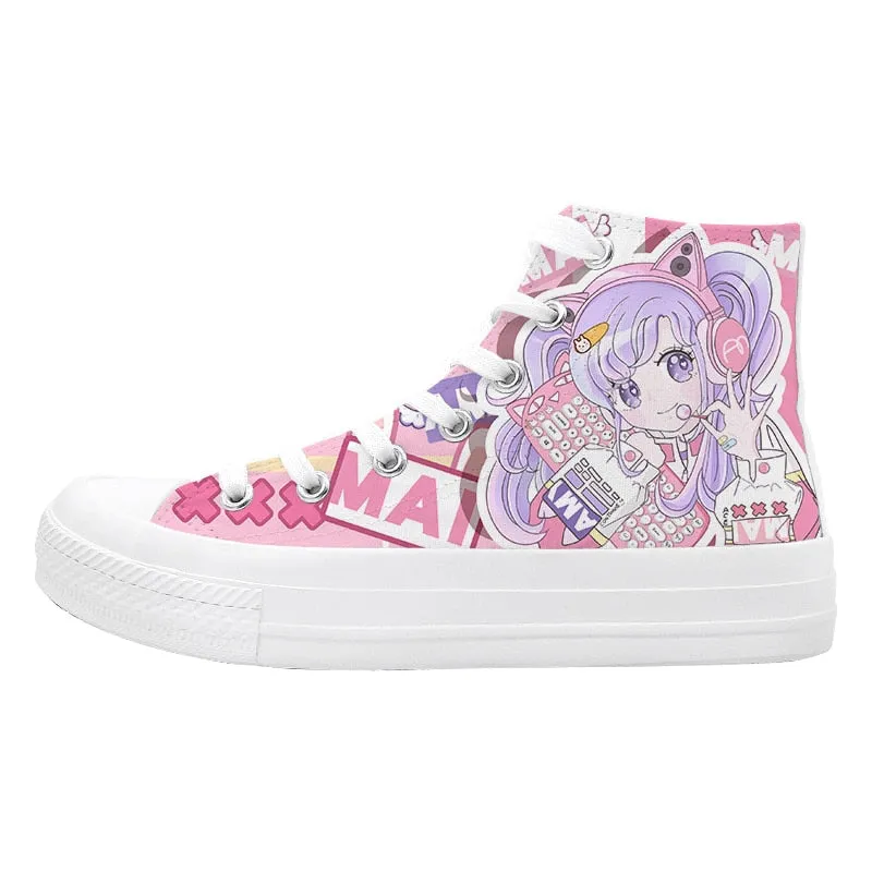 Candycore Amy High Top Sneakers